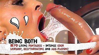 #70 Trailer–Living fantasies – intense cock worship, deepthroating and ass-fucking • BeingBoth