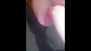 Banana deepthroat female solo