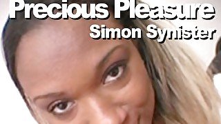 Precious Pleasure & Simon Synister topless handjob cumshot