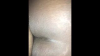 Ebony BBW Milf cumming on my dick