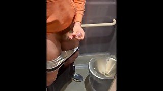 Masturbation public train 4