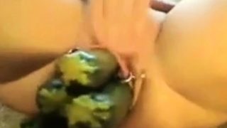 Homemade Dildo Masturbation