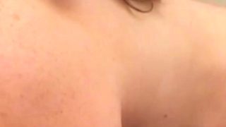 18 yr old redheaded Irish teen with freckles sucks cock