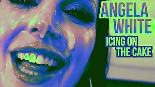 QUICK CUT: Angela White - Icing On The Cake Sloppy Facefuck Blowjob & Titty Fucking