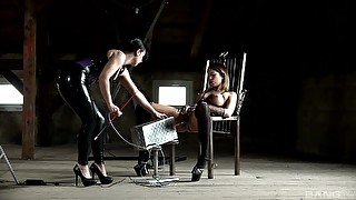 Natalie Hot gets used by her dominatrix in a hot BDSM session