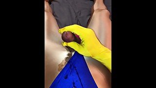 Spandex Fetish - Dildo Frotting Makes Me Cum