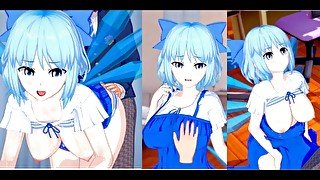 【エロゲーコイカツ！】東方 チルノ3DCGアニメ動画(東方Project)[Hentai Game Koikatsu! Touhou Cirno(Anime 3DCG Video)]