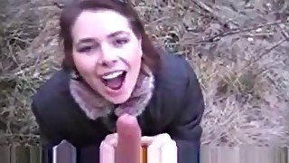 Amateur German Outdoor Blowjob