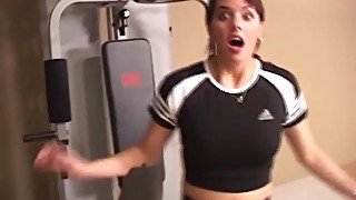 Miranda shows up to do some personal training and ends up getting personally trained herself.