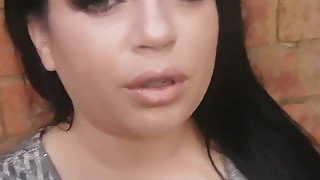 Smoking fetish! Smoking vid with a jucy cleavage