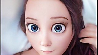 ASMR cute moans and whimpers build to hitachi orgasm