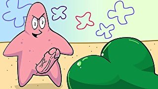 PATRICK FUCKS PLANKTON! Spongebob rule 34