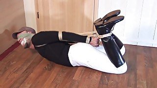 Woman Hogties Male