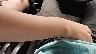 ASIAN COUPLE STOP THE CAR AND FUCK ME HERE. PUBLIC FUCK CUM GETS A CREAMPIE.