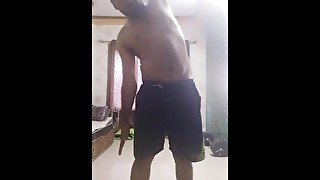 Workout Indian boy