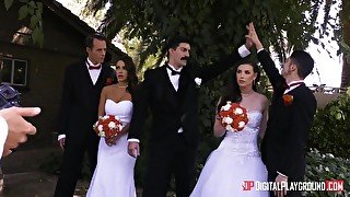 Casey Calvert And Brandon Ashton In Wedding Belles Scene 2