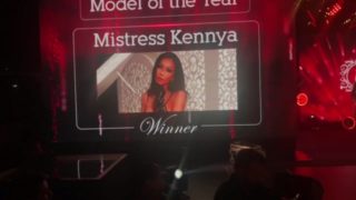 Mistress Kennya “Fetish model of the Year 2019” at AWSUMMIT