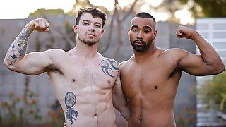 Interracial insanity with Jaxson Briggs and horny Jeremy Barker