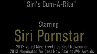 Huge Natural Tits Siri Pornstar Enjoys A Jizz-Filled Cocktail After Sex!