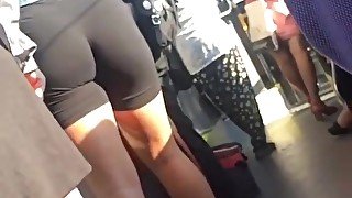 black spandex shorts