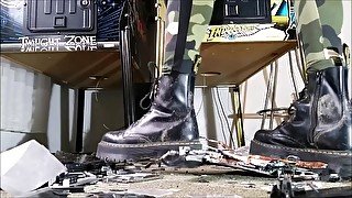 Computer Crushing with Doc Martens Jadon Boots ( View 1)