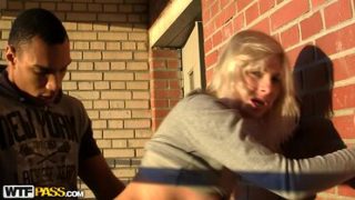 Blonde in crazy public fuck adventure