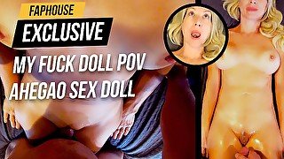 My fuck doll e07 pov ahegao sex doll dick rubbing on clit