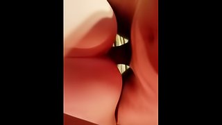 Horny slut's pussy takes a pounding from the back