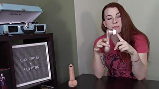 Lily O'Riley Reviewing the Satisfyer Pro 2 (SFW)