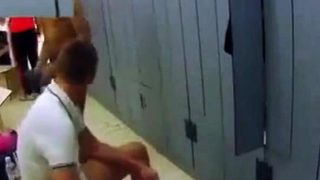 Masturbating in a crowded locker room