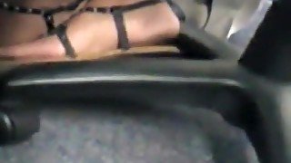 Candid latina gladiator sandals feet