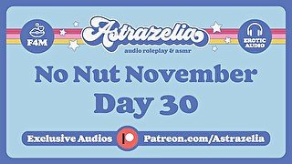 No Nut November Challenge - Day 30 [Femdom] [Pegging] [Erotic Audio]