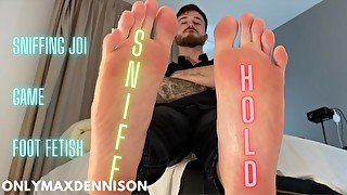 Sniffing joi - foot fetish game