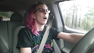 Rainy Day Car Masturbation