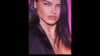 Adriana Lima cum tribute. Brasilian supermodel, super cum