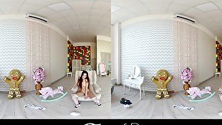 Compilation of gorgeous solo girls teasing in HD Virtual Reality video