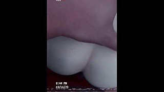 Big booty white girl takes fat black dick