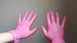 Tight Pink Gloves