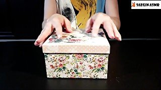 ASMR Царапает и постукивает по подарочным коробкам (БЕЗ РАЗГОВОРОВ) Часть 2