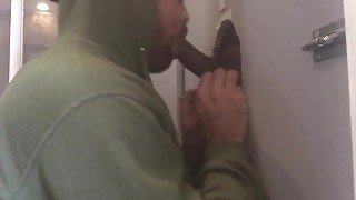 Thick Black Dick Gets Sucked at The Philadelphia Glory Hole