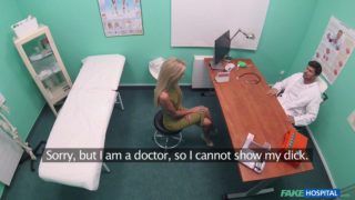 Hot blonde patient comes for her dick appointment