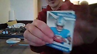 Opening a Pack of Trading Cards