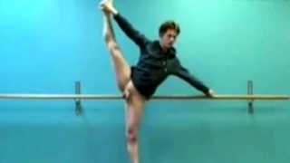 Male ballet practice (without tights!)