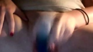 Big clit with nice labia masturbates and orgasms