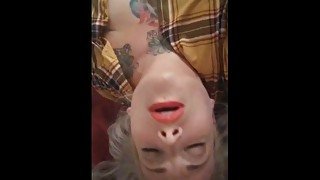 Masturbation with eye contact