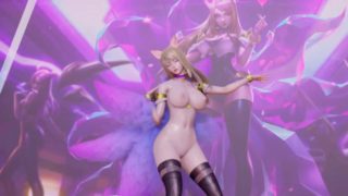 [MMD] Bestie - Love Options Ahri Uncensored 3D Nude Dance