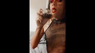 Petite Latina Smoke & Blow Clouds (What's Left) - 70