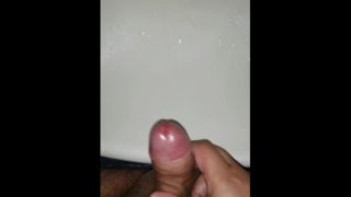 masturbating in the bathroom