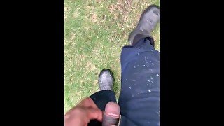 Pissing in Public (Part 3) ALMOST CAUGHT w my Dick out!!!