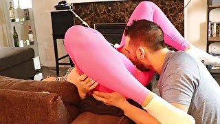 Big Ass Getting Fucked in Ripped Yoga Pants After Squats!! (Custom Video)